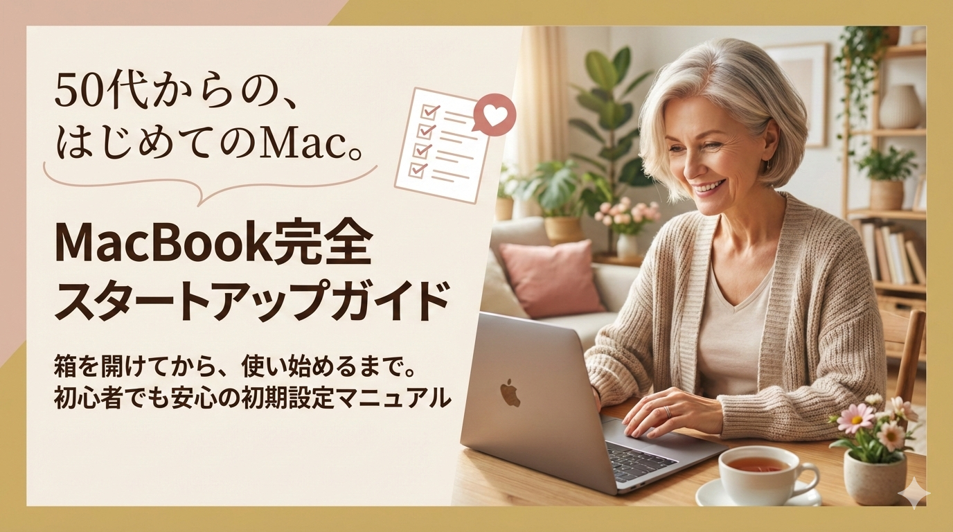 50代からの初めてのMac　スタートアップガイド